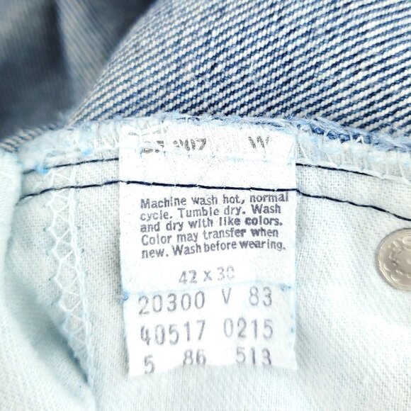 Levi's 517 Jeans Orange Tab Vintage USA Bootcut Denim Men's "42x30" Actual 40x29 - Picture 3 of 12